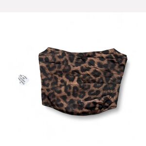 ASOS Leopard Print Crop Top